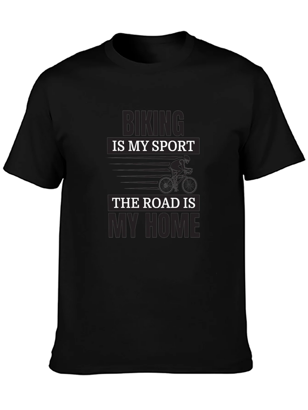 Biking is My Sport T-Shirt - Cyclist Road Home Tee product image 3