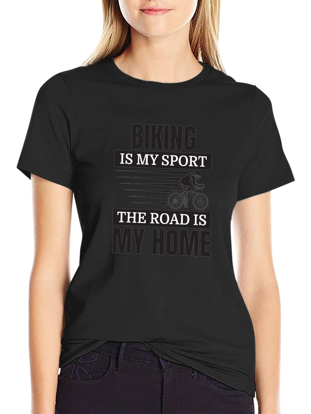 Biking is My Sport T-Shirt - Cyclist Road Home Tee product image 2