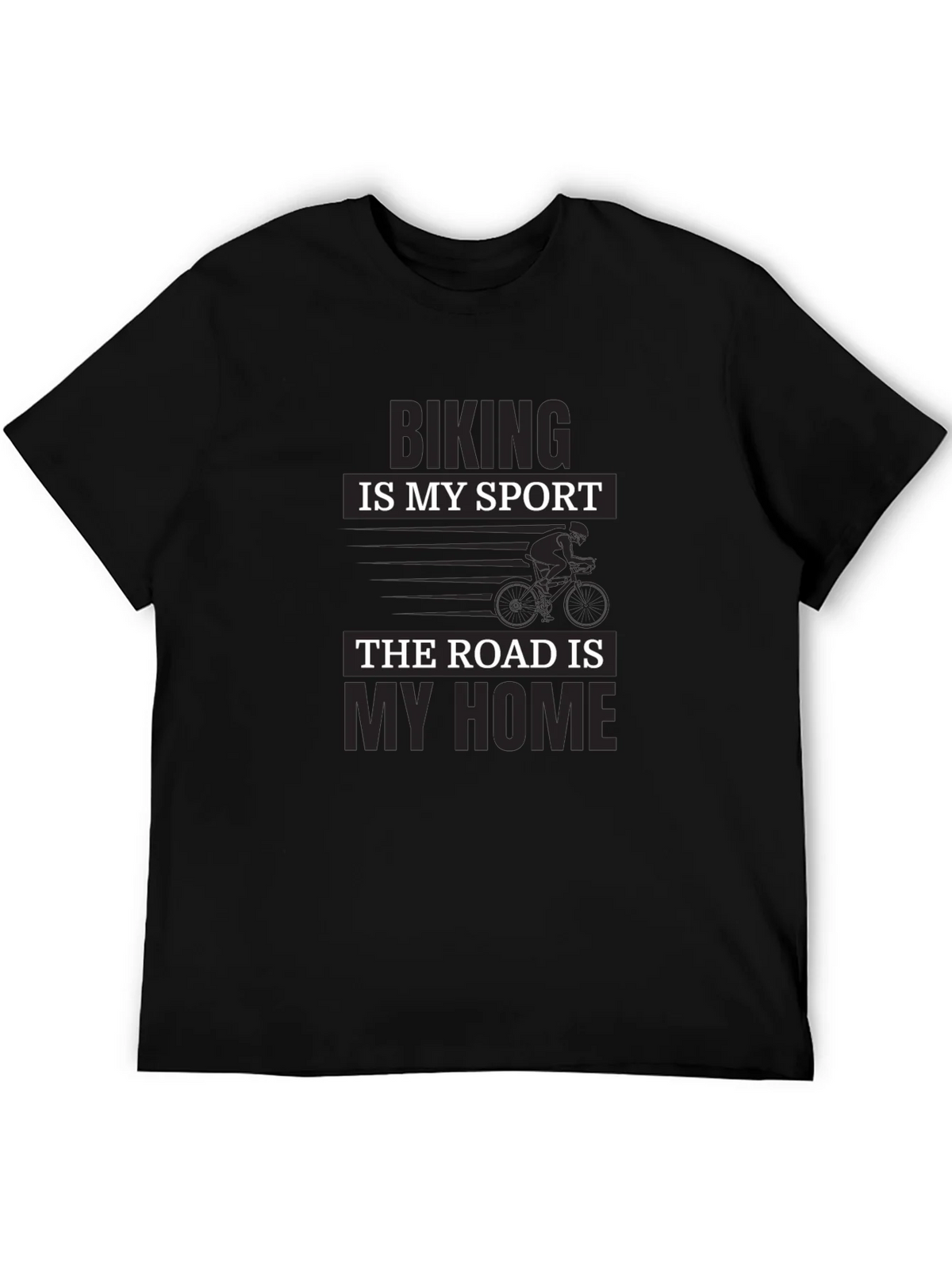Biking is My Sport T-Shirt - Cyclist Road Home Tee product image 5