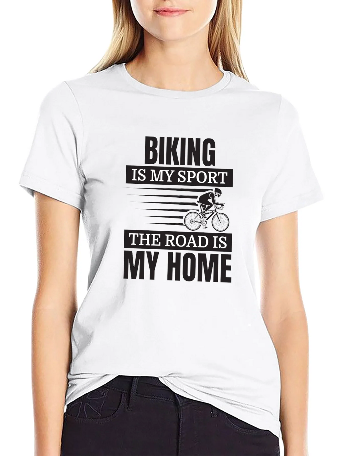 Biking is My Sport T-Shirt - Cyclist Road Home Tee product image 8