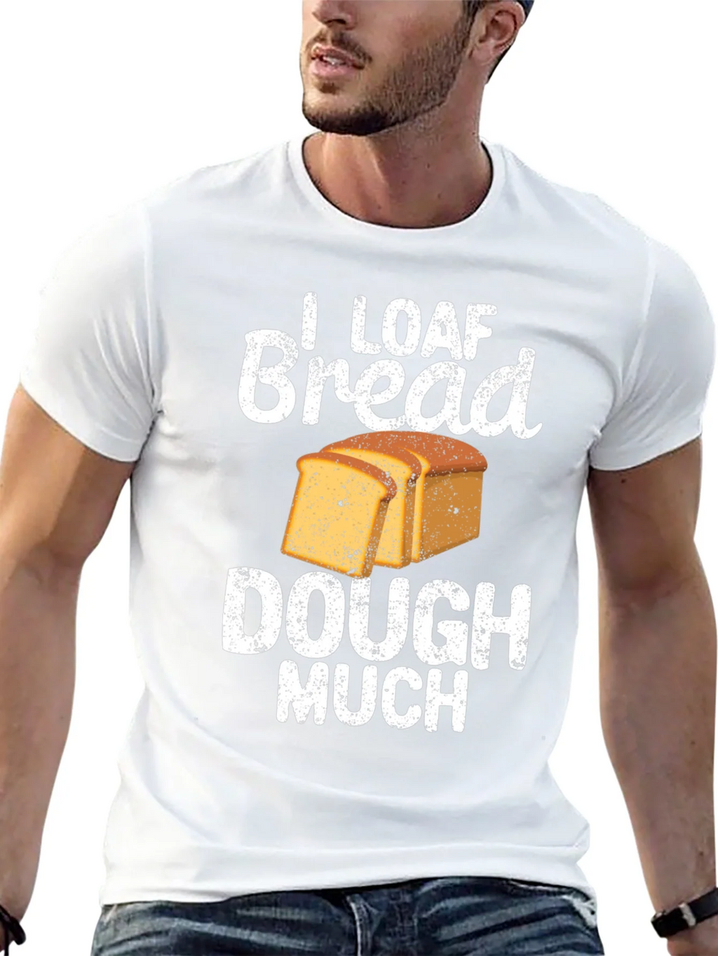 I Loaf Bread Dough Much T-Shirt Funny Baker Tee product image 12
