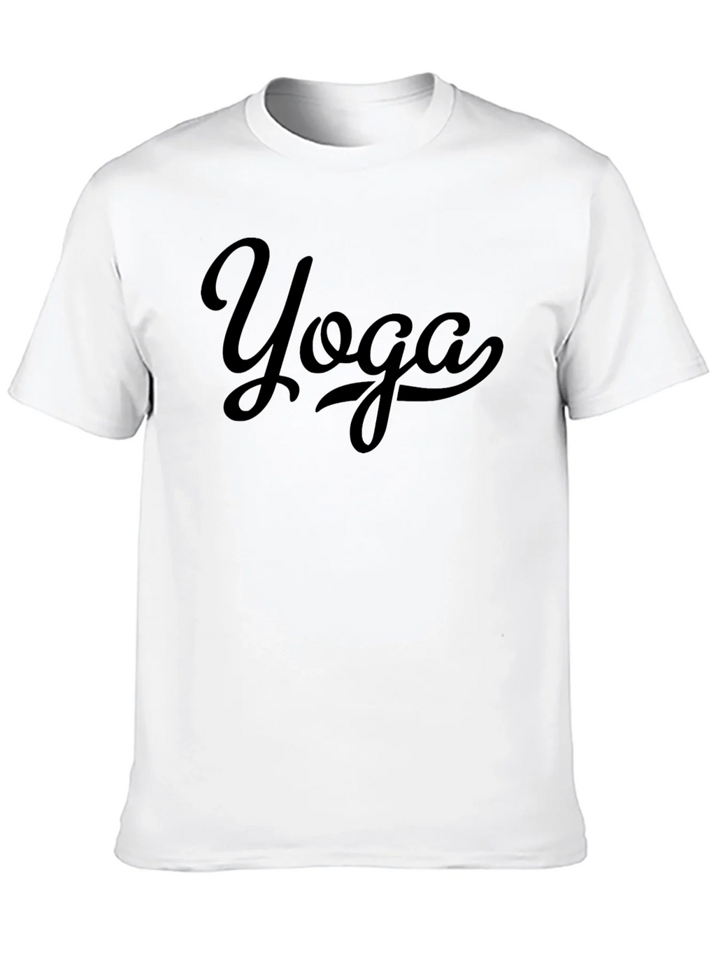 Yoga Graphic Tee - Unisex Black Cotton T-Shirt product image 9