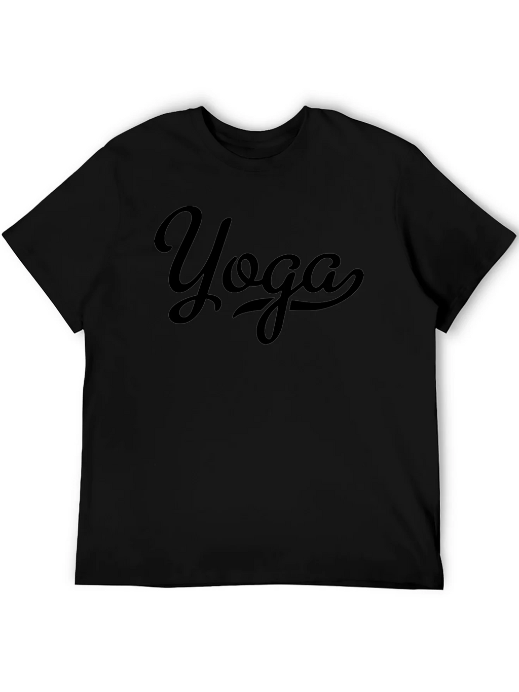 Yoga Graphic Tee - Unisex Black Cotton T-Shirt product image 5
