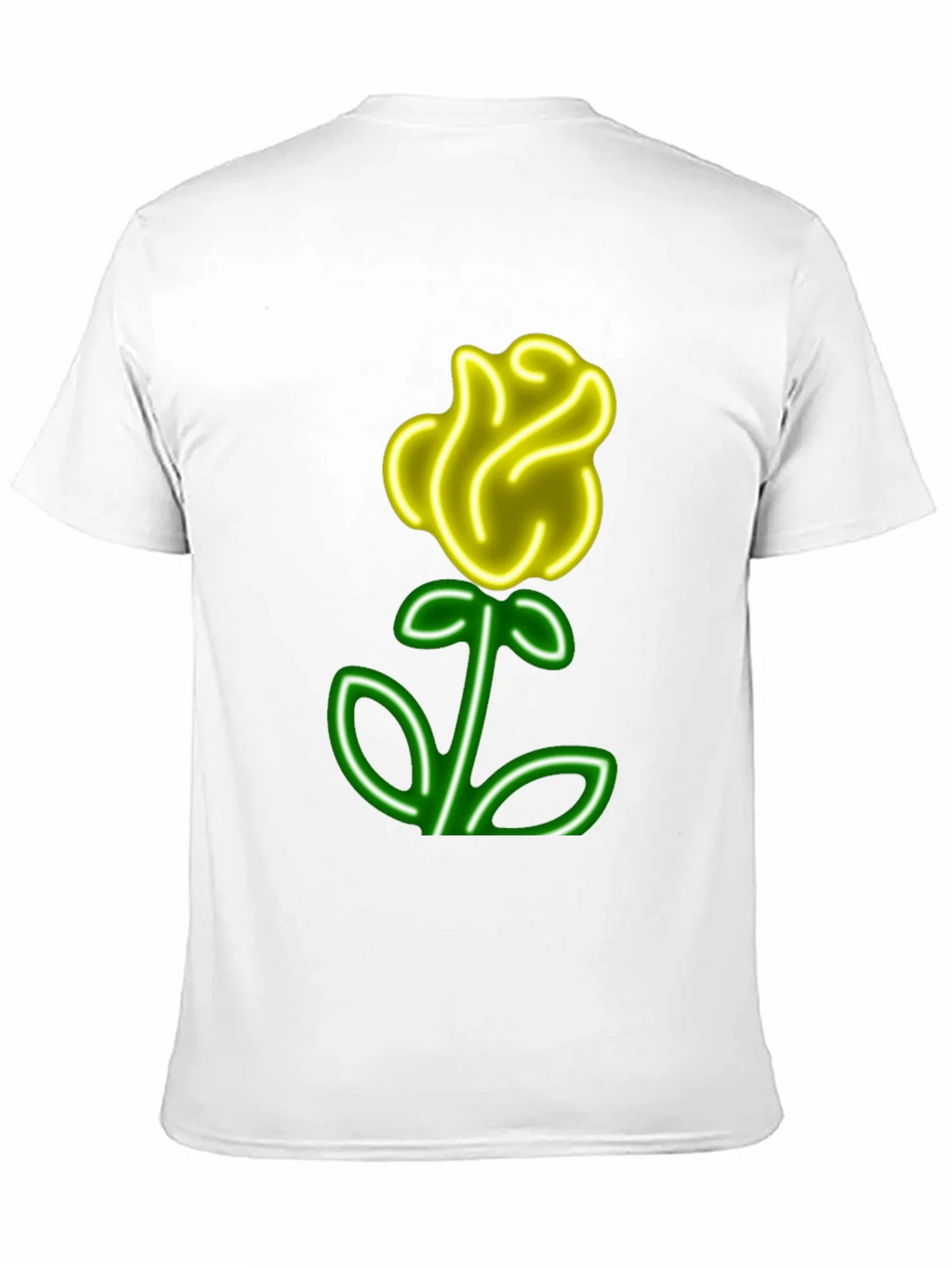 Neon Rose Graphic T-Shirt - Cool Casual Wear product image 10