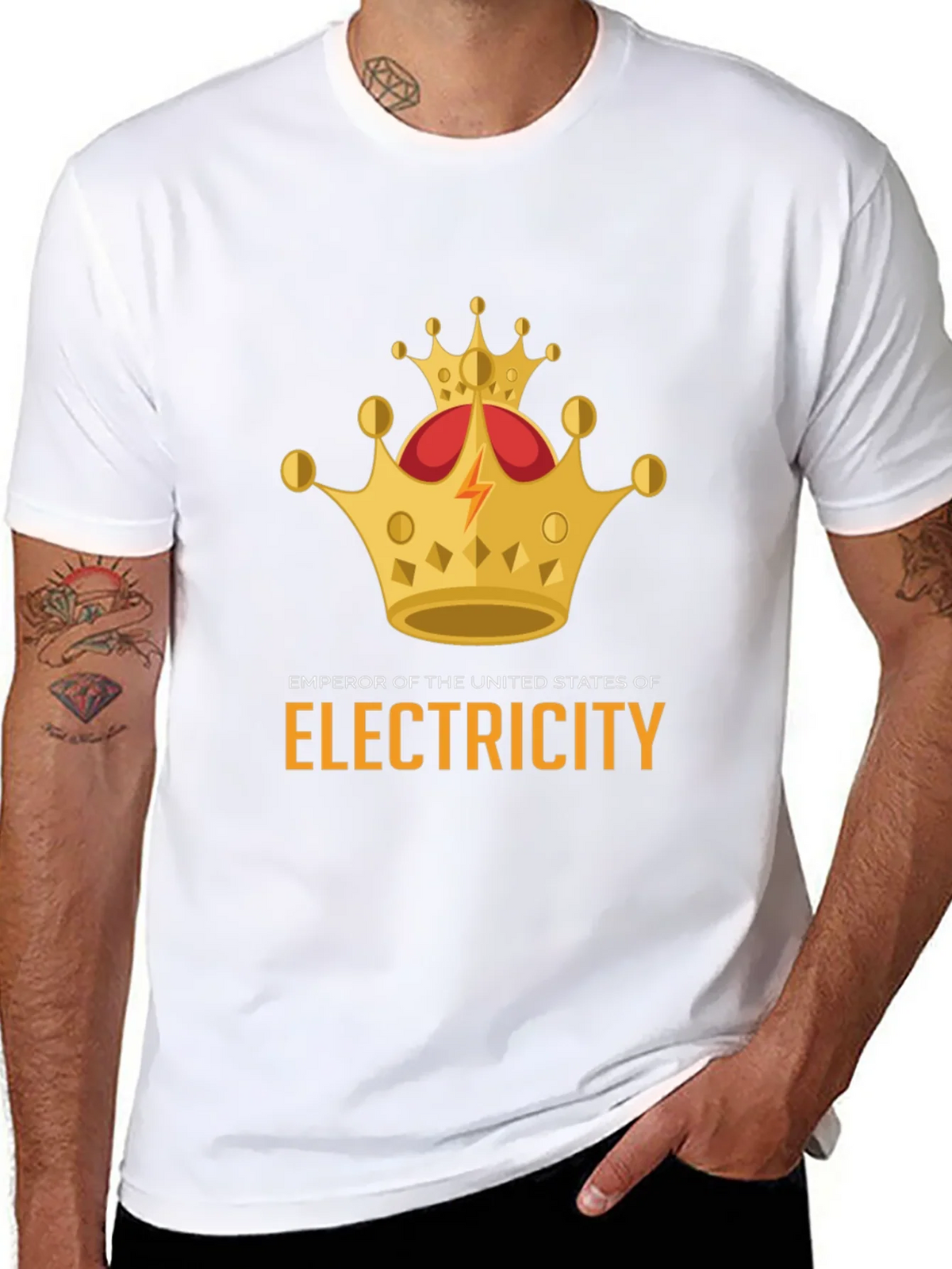 Emperor of Electricity Graphic T-Shirt product image 3