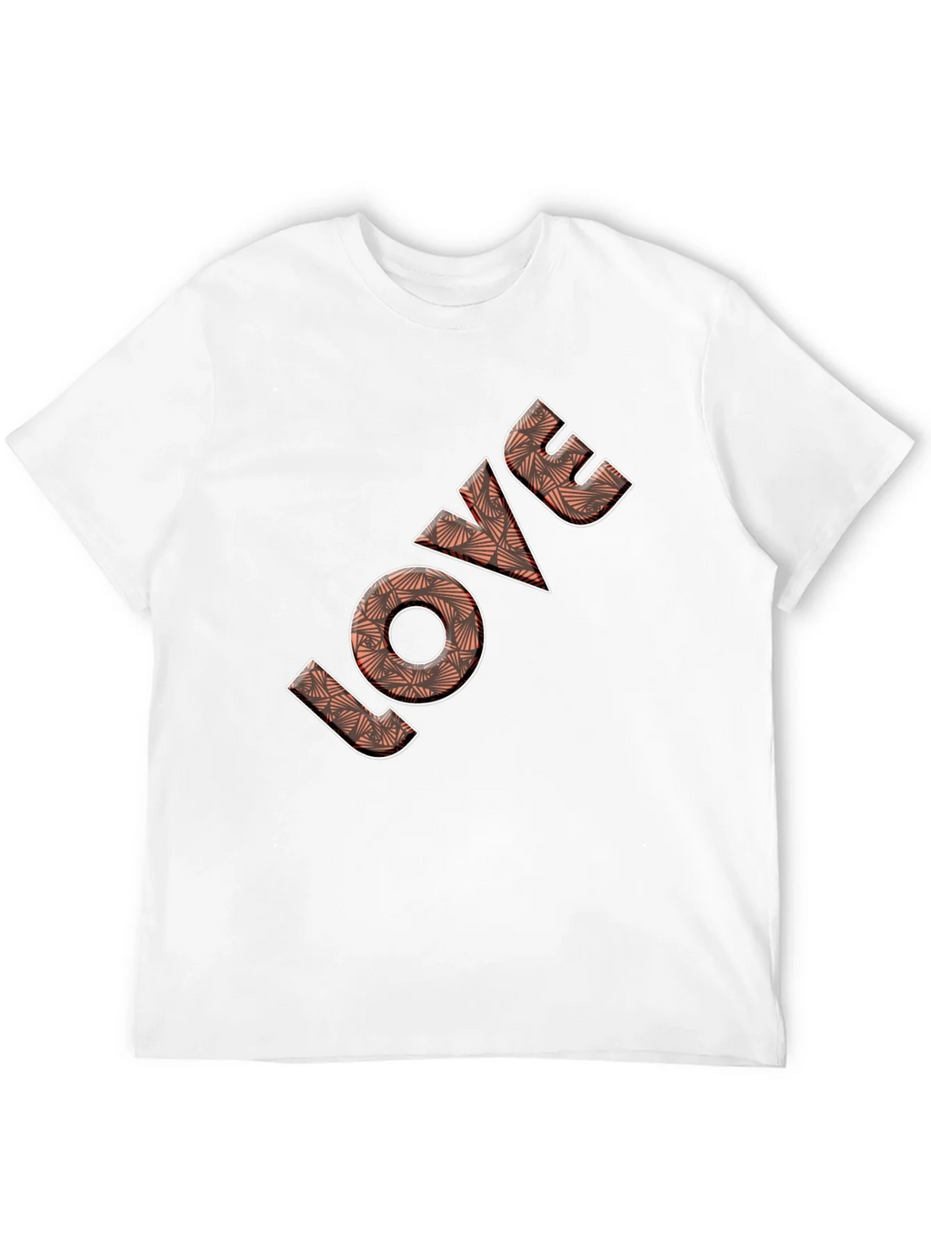 Geometric Love Graphic Tee - Stylish Black T-Shirt product image 2