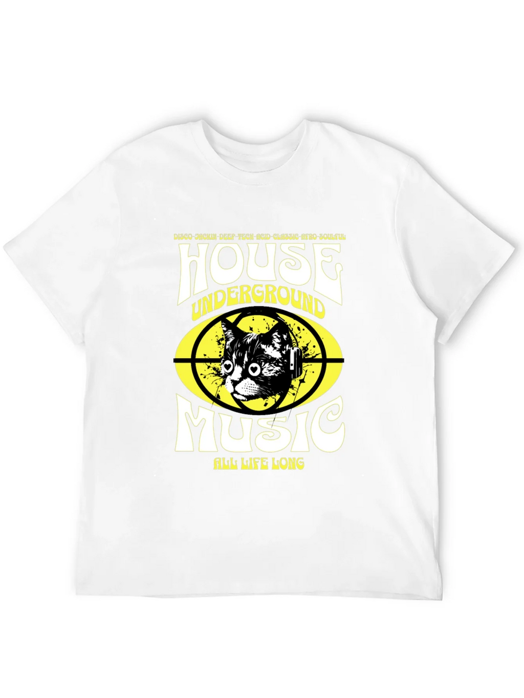 House Music Cat T-Shirt - Underground Rave Style product image 11