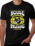House Music Cat T-Shirt - Underground Rave Style product image 1
