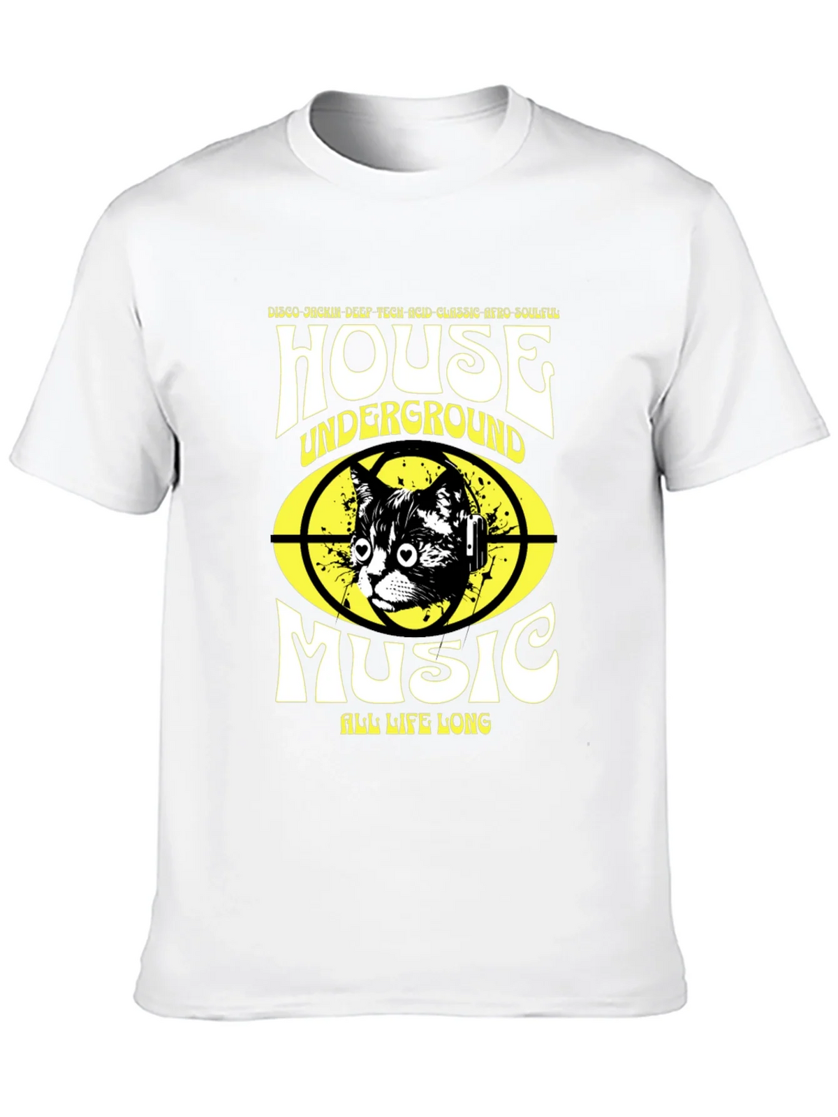 House Music Cat T-Shirt - Underground Rave Style product image 9