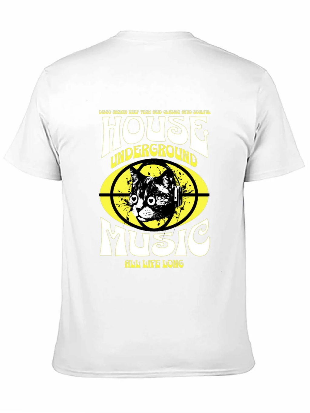 House Music Cat T-Shirt - Underground Rave Style product image 10