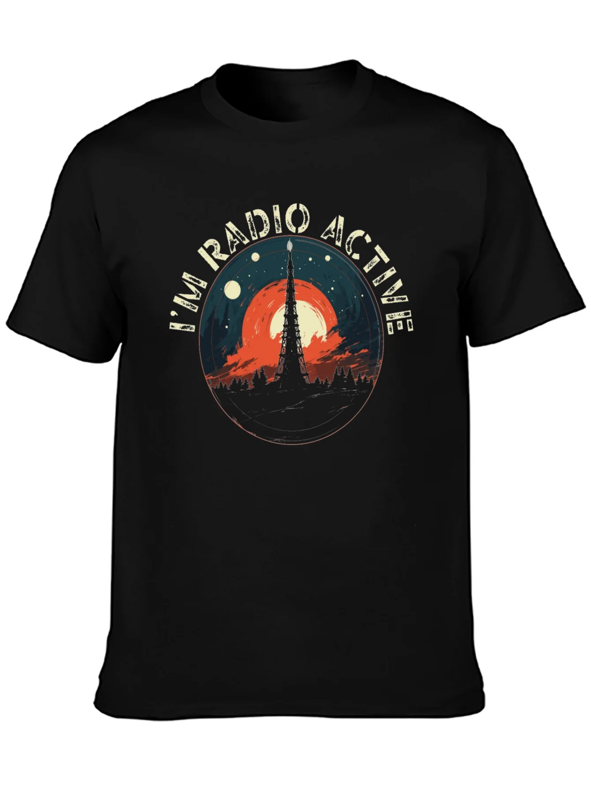 Radio Active Graphic Tee - Mens Casual Style product image 1