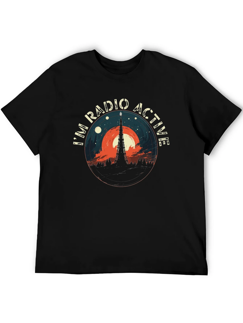 Radio Active Graphic Tee - Mens Casual Style product image 2
