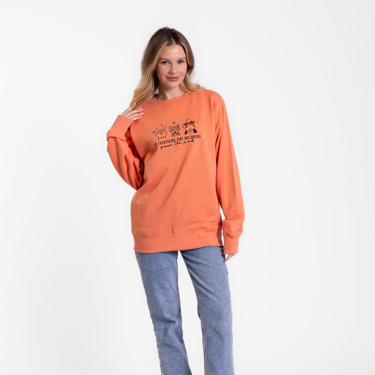 Praise the Lord Embroidered Crewneck Sweatshirt - 12 product image 3