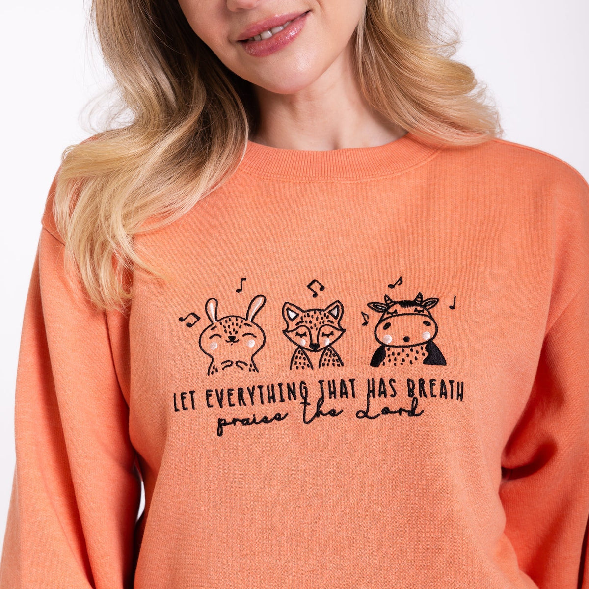 Praise the Lord Embroidered Crewneck Sweatshirt - 12 product image 4