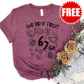 God Did It First Black Tee - 0