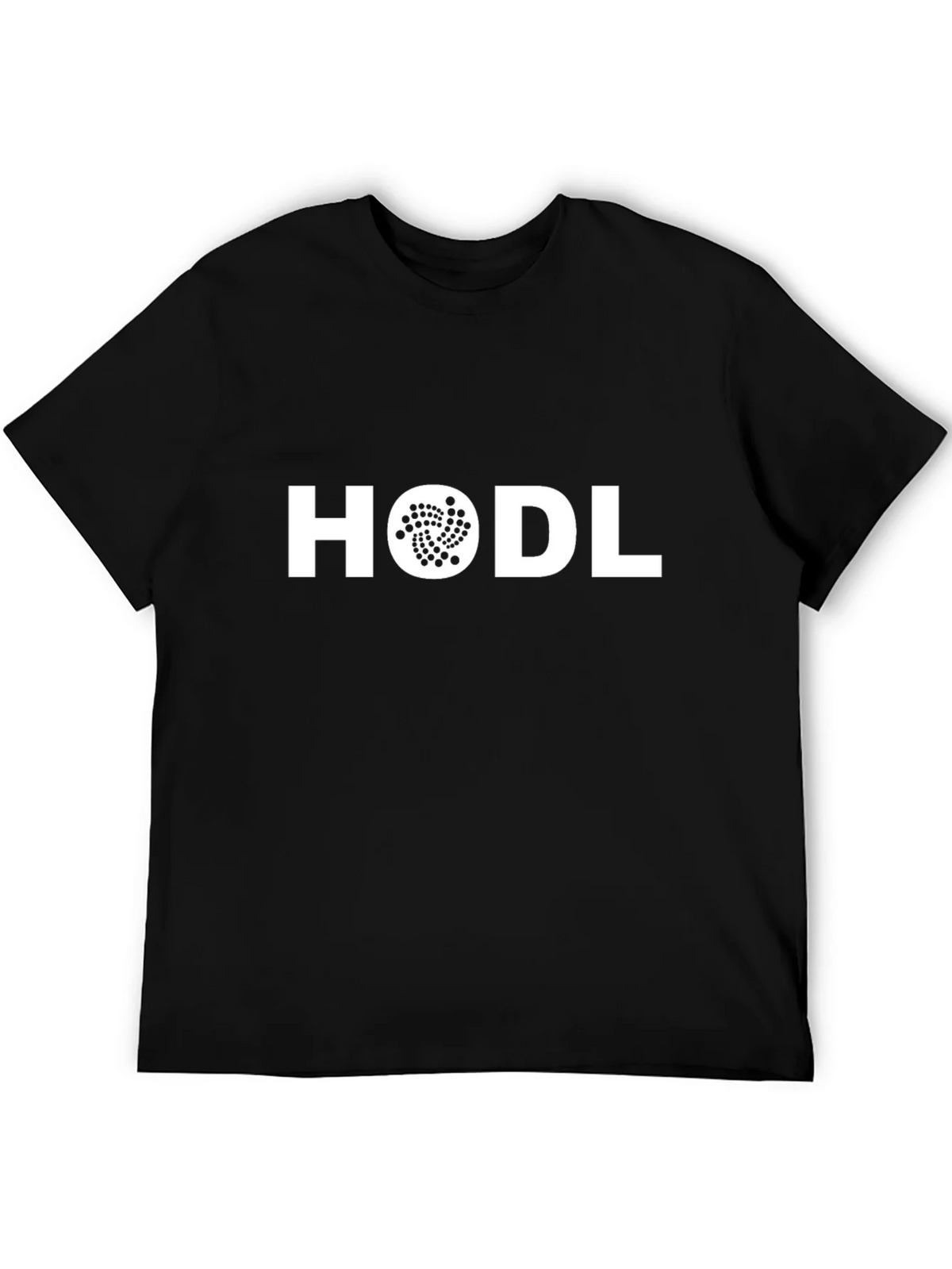 HODL IOTA Crypto T-Shirt - Black Cotton Blend product image 5