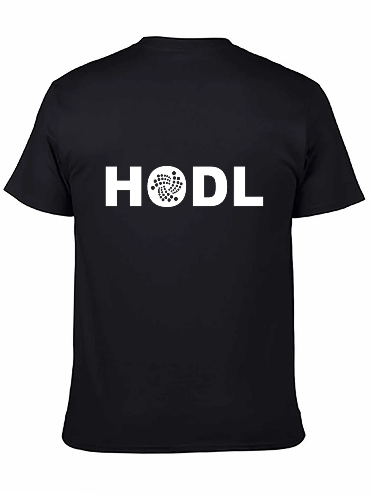 HODL IOTA Crypto T-Shirt - Black Cotton Blend product image 4