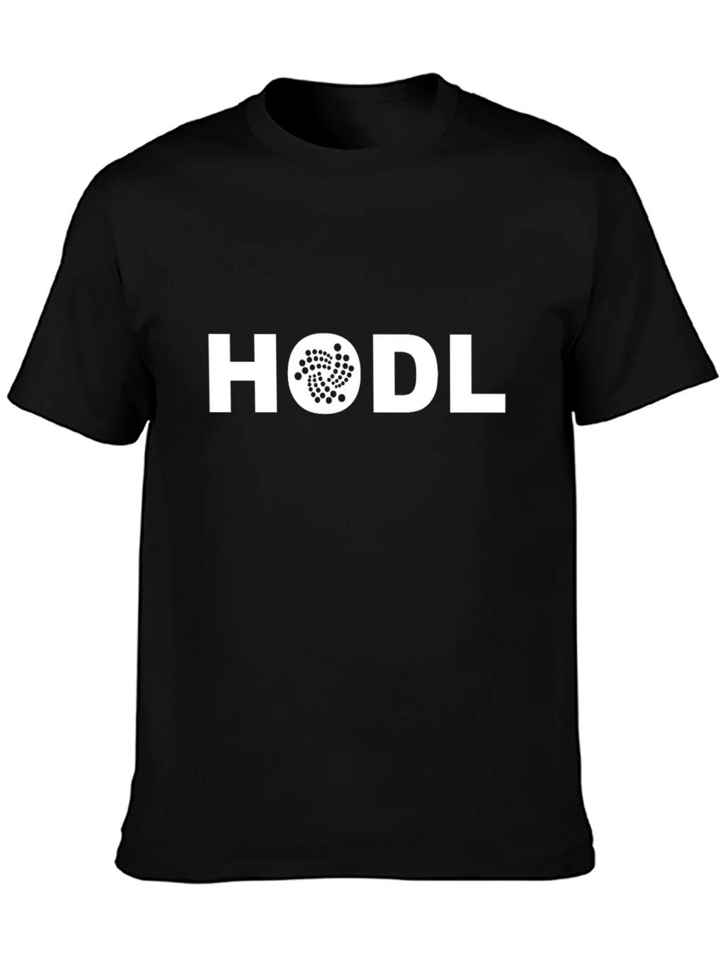 HODL IOTA Crypto T-Shirt - Black Cotton Blend product image 3