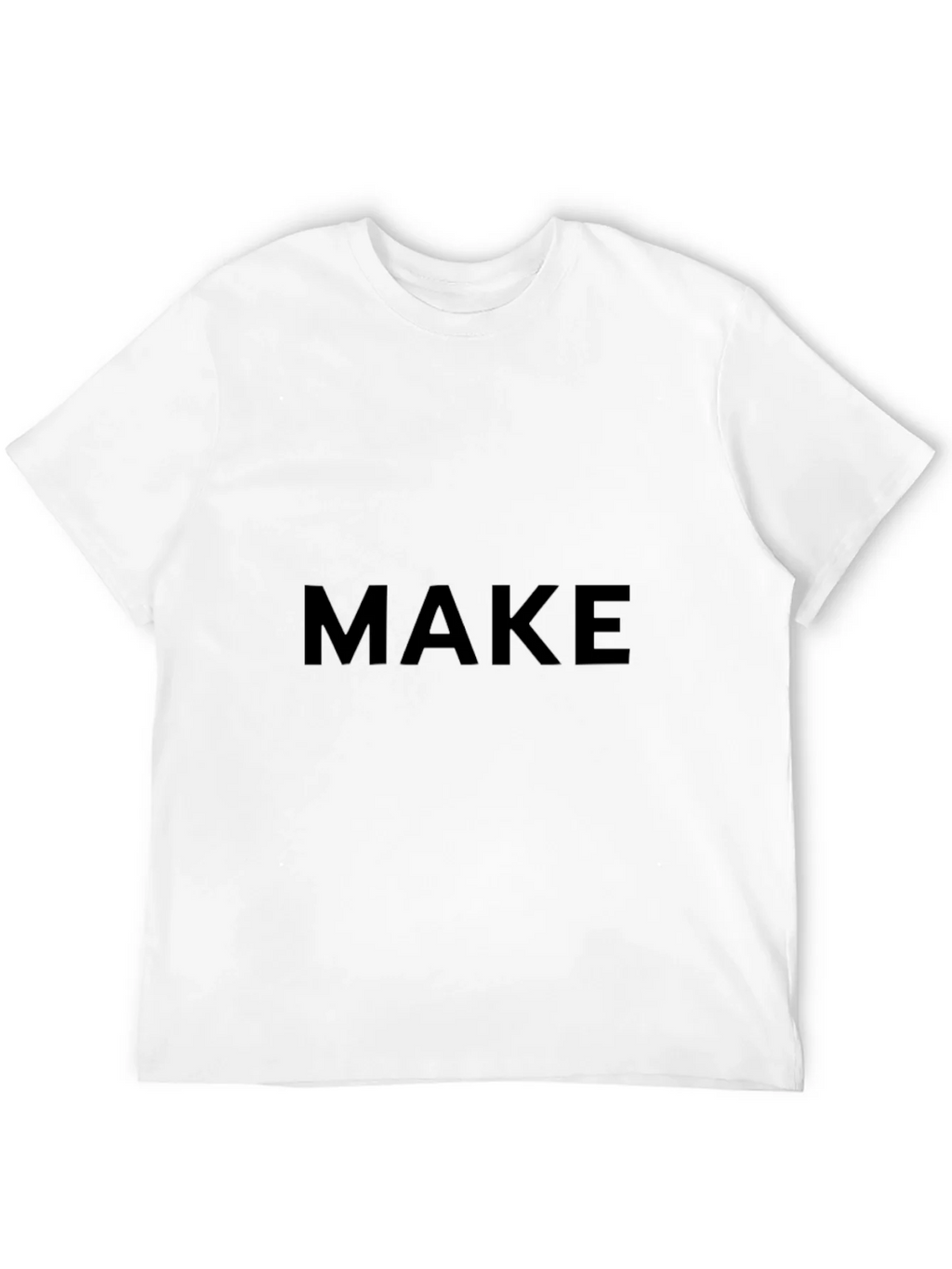 MAKE T-Shirt - Classic Black Cotton Tee product image 11