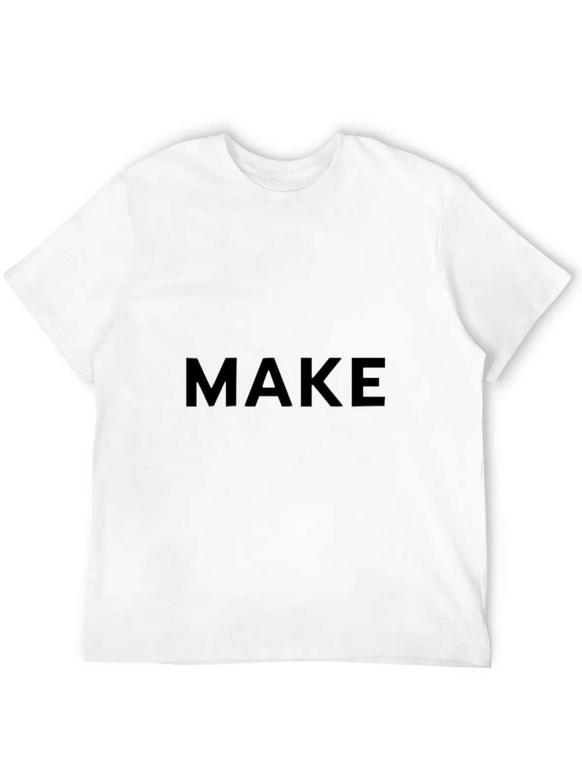 MAKE T-Shirt - Classic Black Cotton Tee product image 11