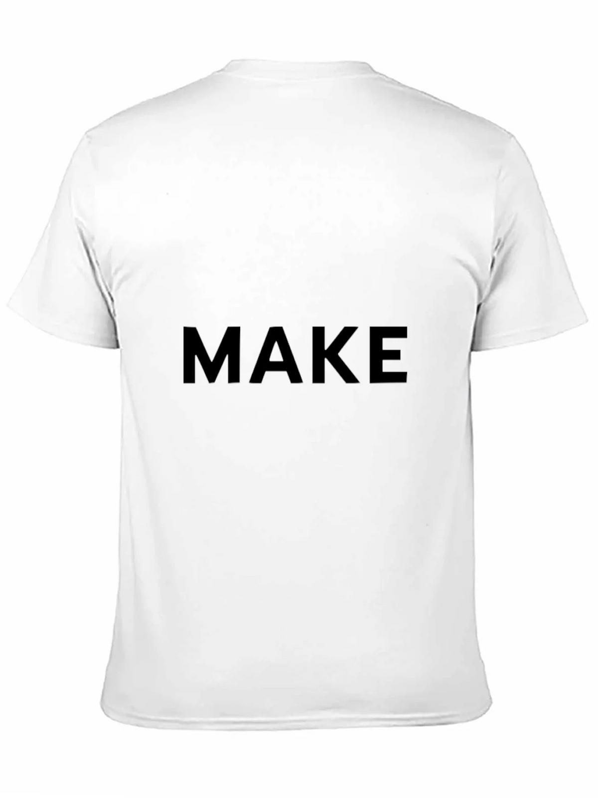 MAKE T-Shirt - Classic Black Cotton Tee product image 10