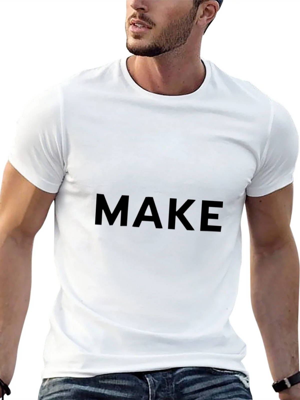 MAKE T-Shirt - Classic Black Cotton Tee product image 12