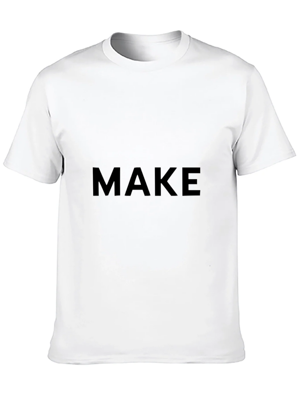 MAKE T-Shirt - Classic Black Cotton Tee product image 9