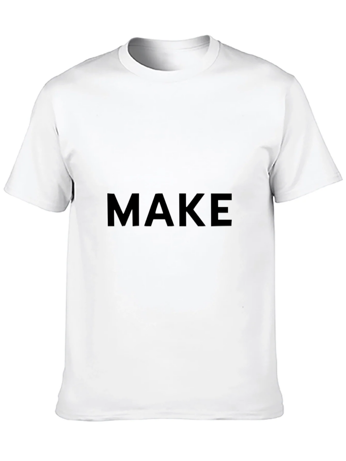 MAKE T-Shirt - Classic Black Cotton Tee product image 9