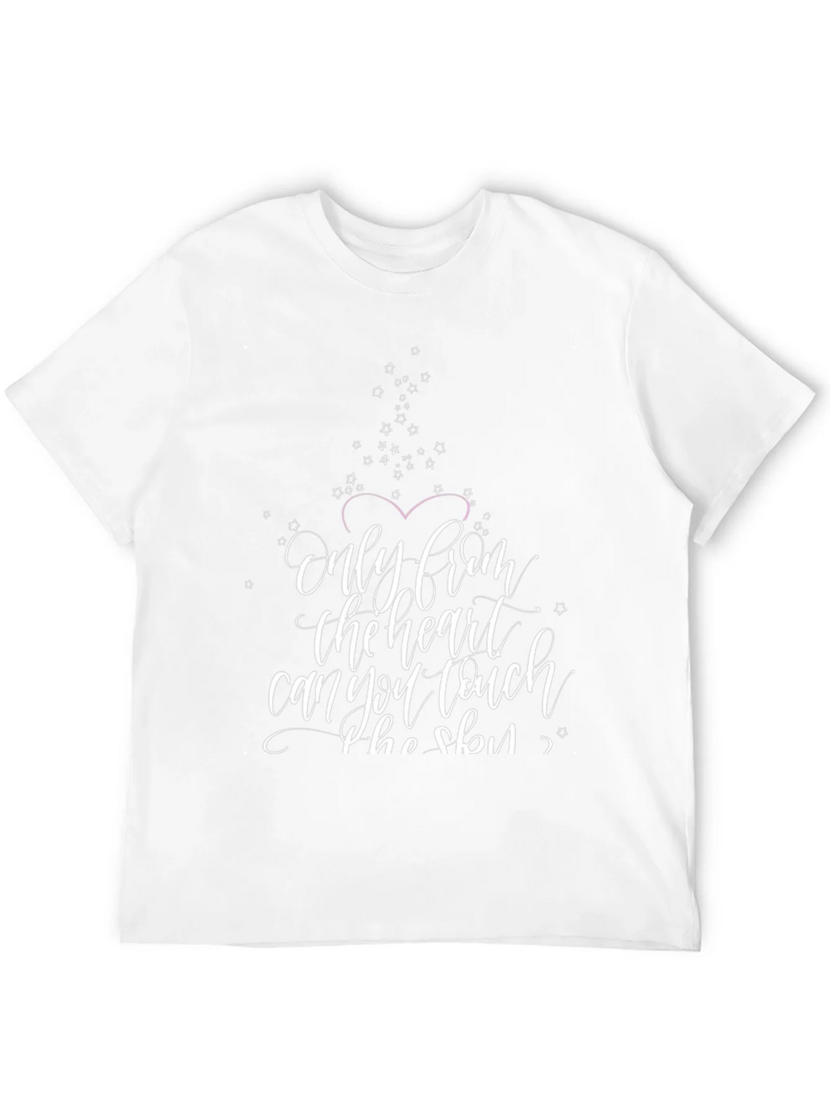 Heartfelt Words Graphic Tee - Black Cotton Blend product image 11