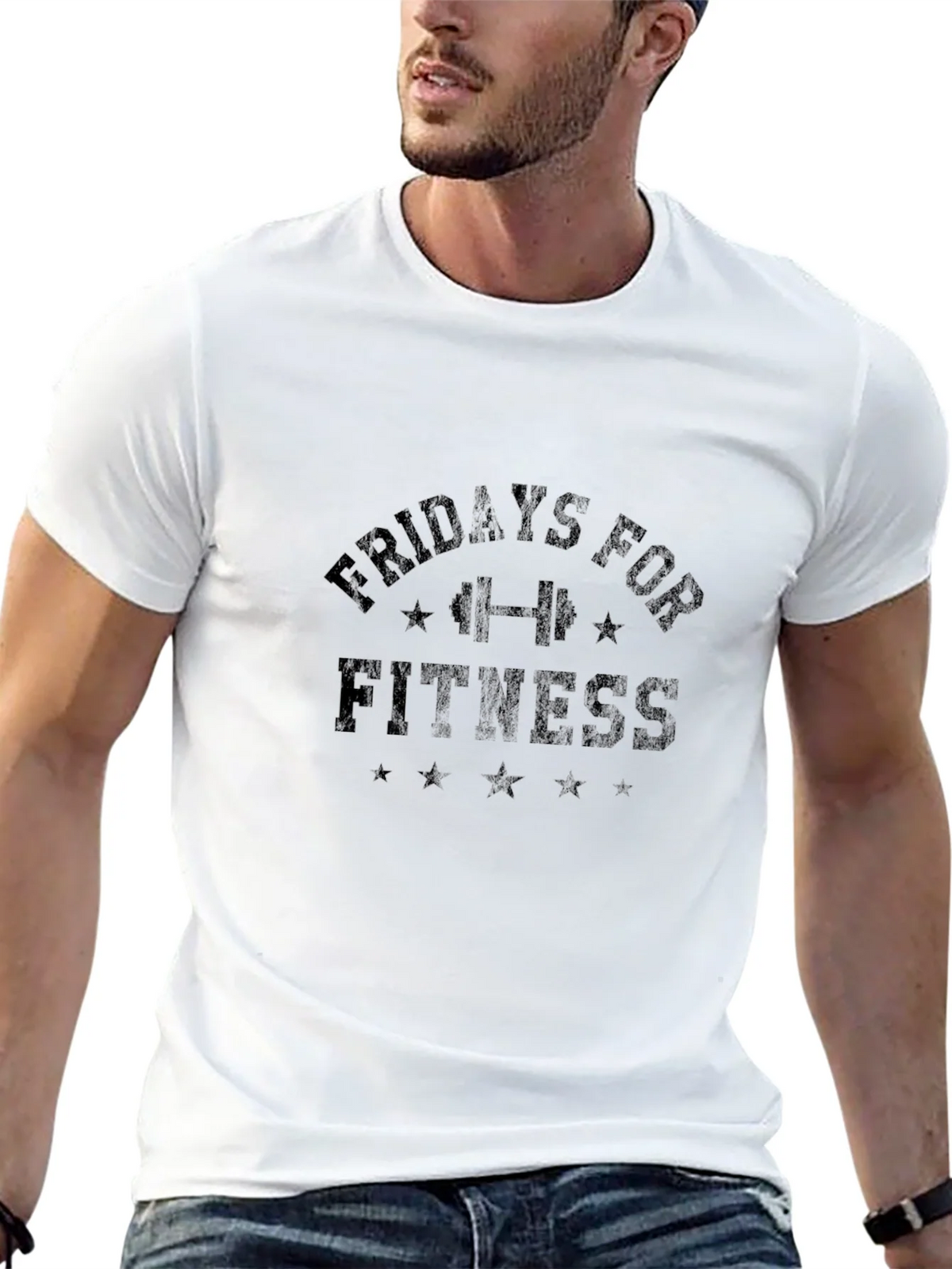 Fridays For Fitness Black T-Shirt product image 4