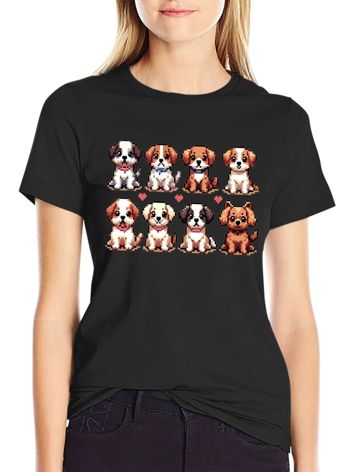 Pixel Puppy T-Shirt - Cute Dog Lover Tee product image 2