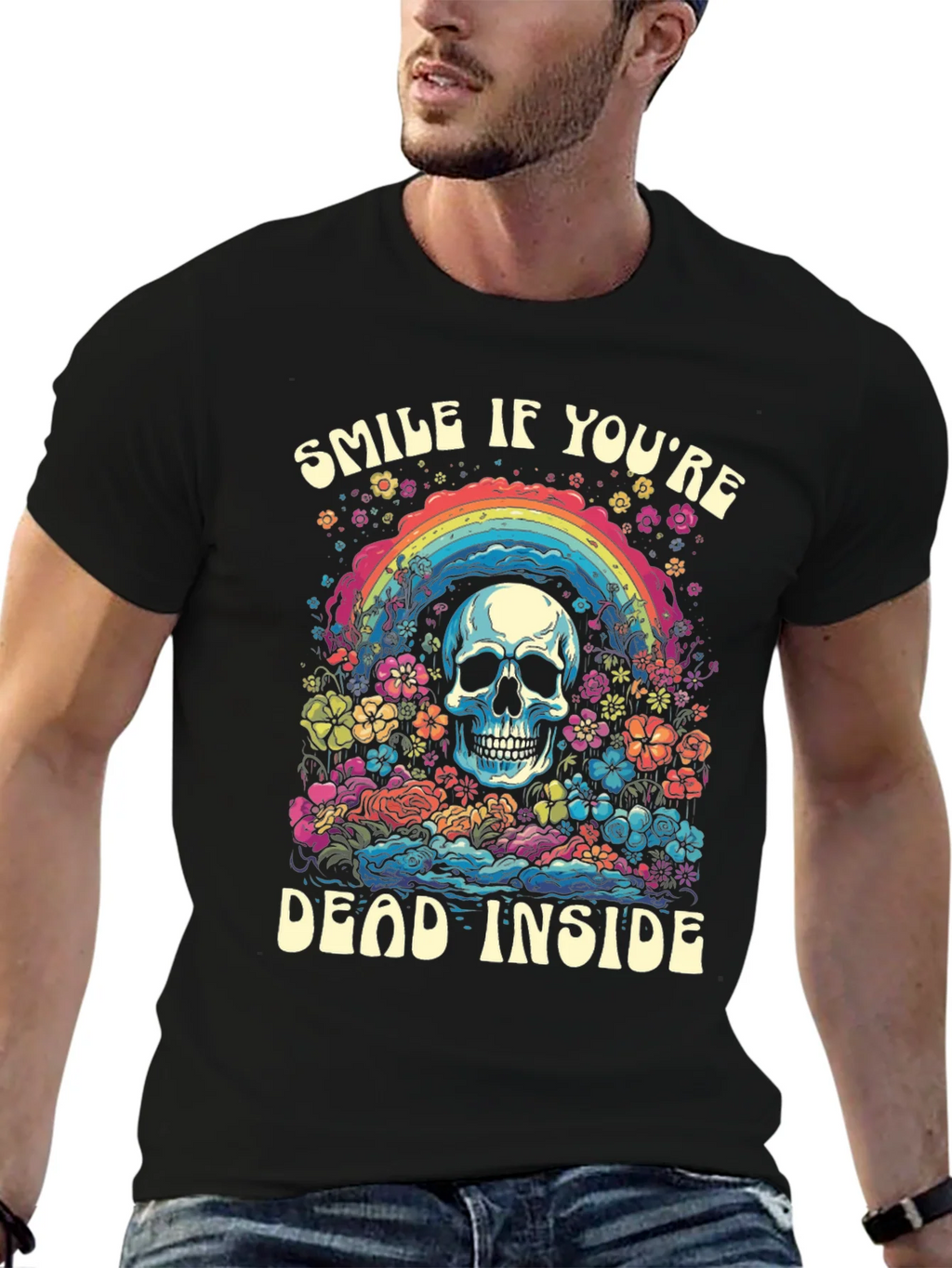 Smile If Youre Dead Inside Graphic Tee product image 6
