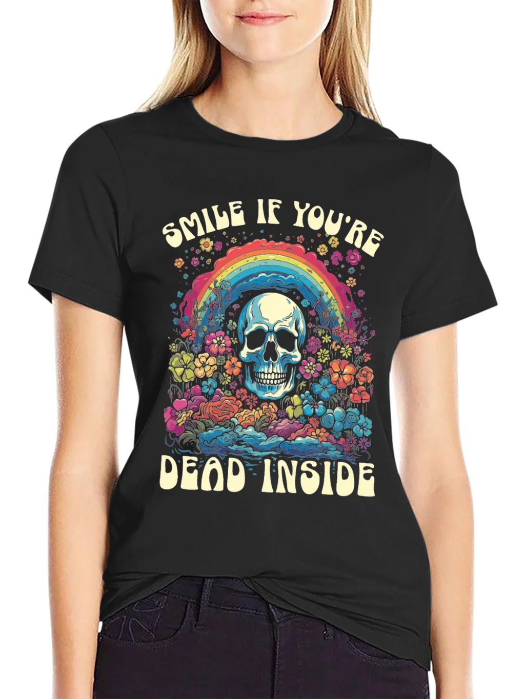 Smile If Youre Dead Inside Graphic Tee product image 2