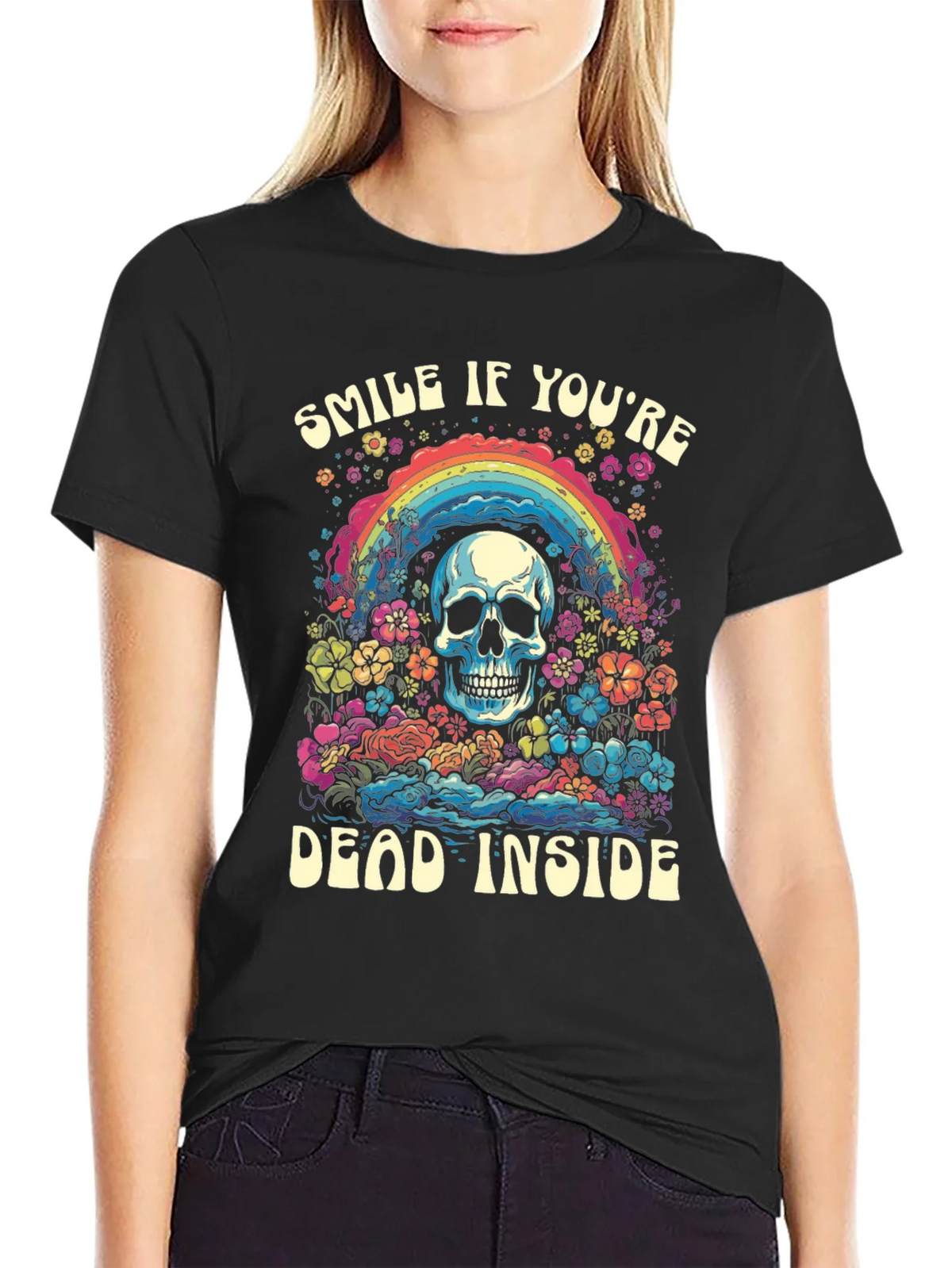 Smile If Youre Dead Inside Graphic Tee product image 2