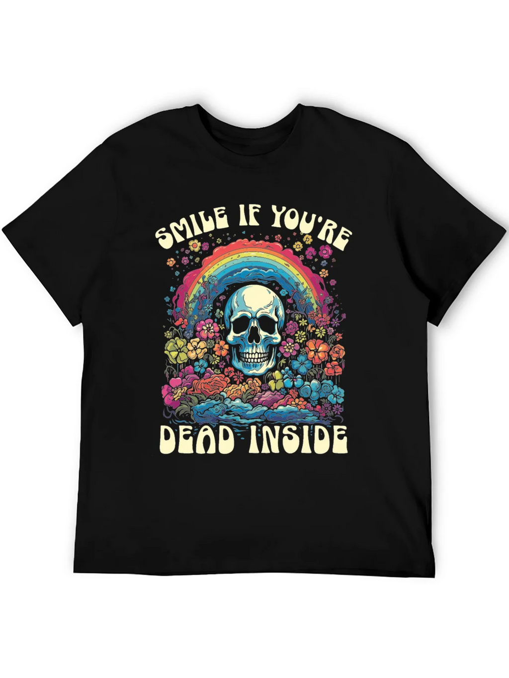 Smile If Youre Dead Inside Graphic Tee product image 5