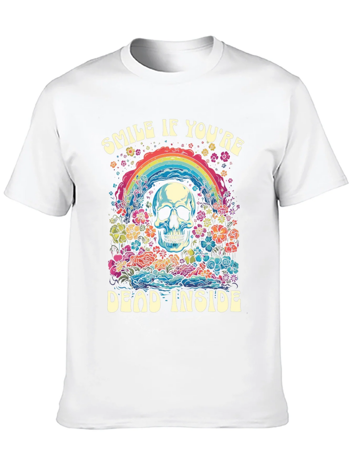 Smile If Youre Dead Inside Graphic Tee product image 9