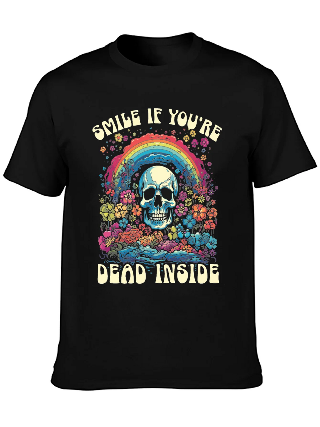 Smile If Youre Dead Inside Graphic Tee product image 3