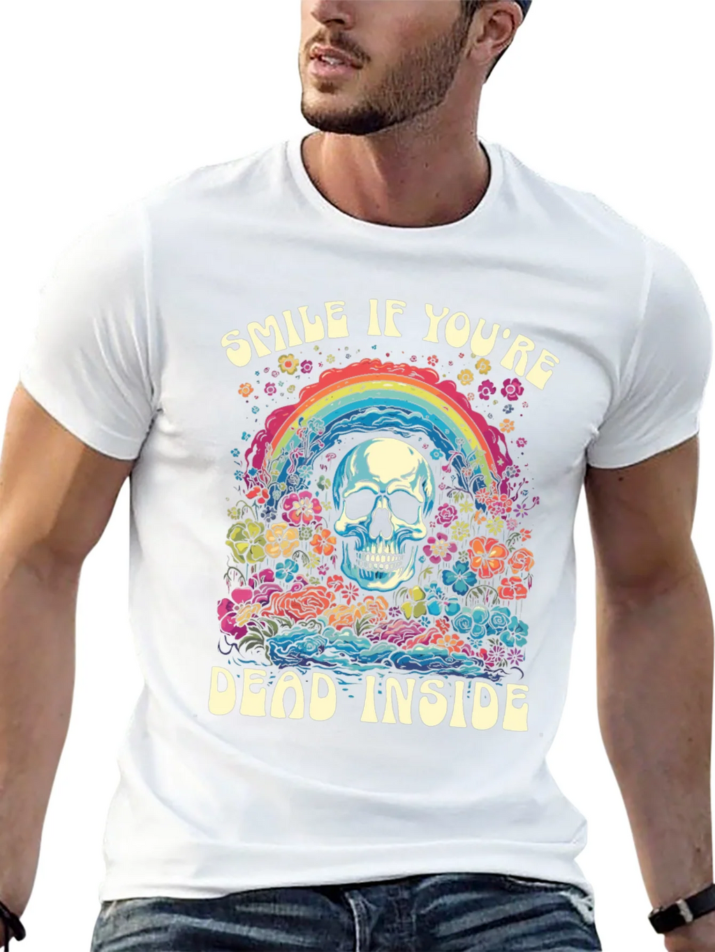 Smile If Youre Dead Inside Graphic Tee product image 12