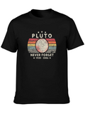 Pluto Never Forget Retro Graphic T-Shirt product image 1