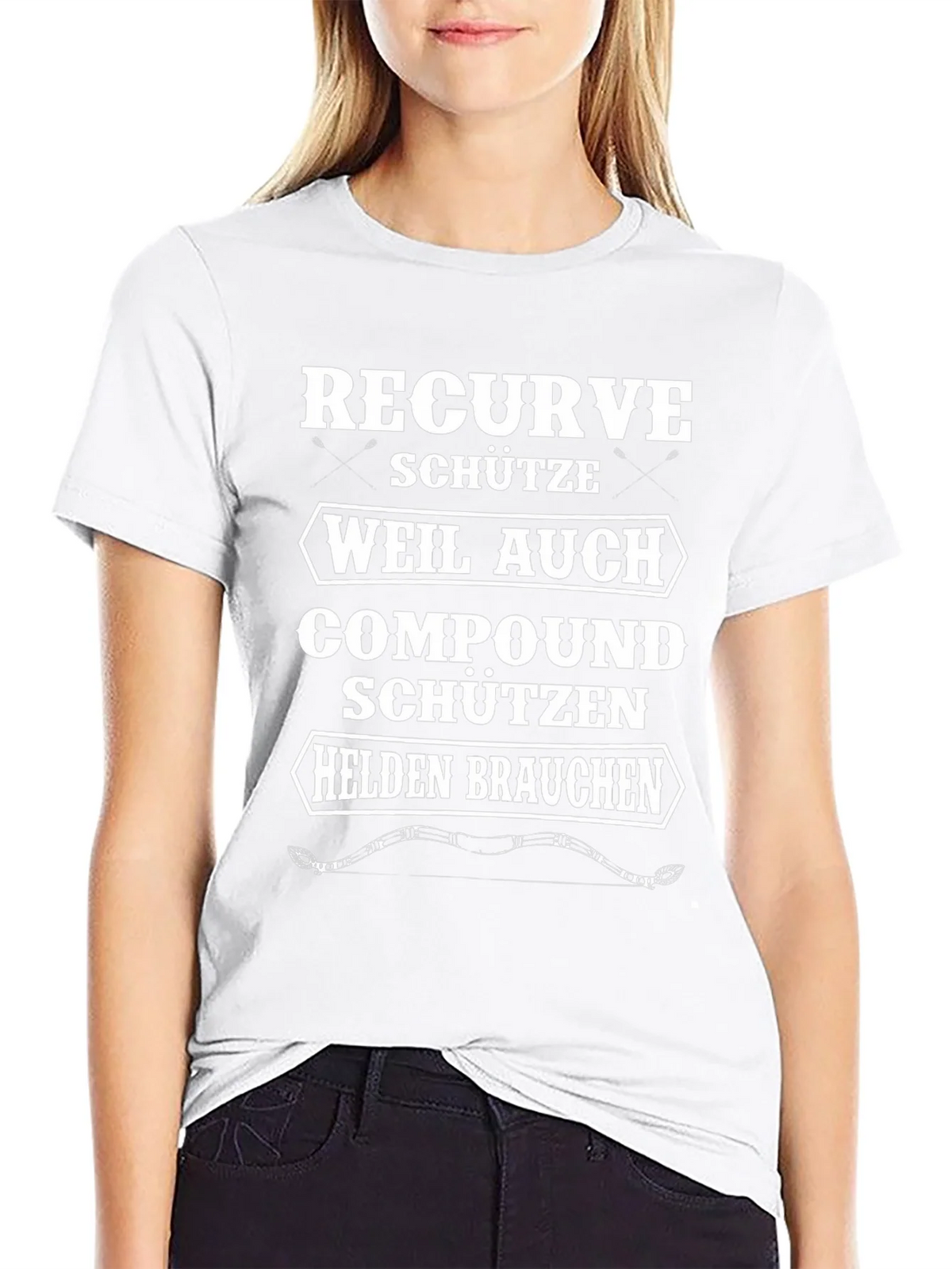 Recurve Archer T-Shirt - Compound Bow Humor Tee product image 8