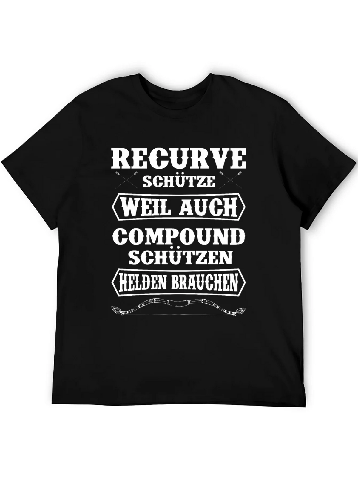 Recurve Archer T-Shirt - Compound Bow Humor Tee product image 5