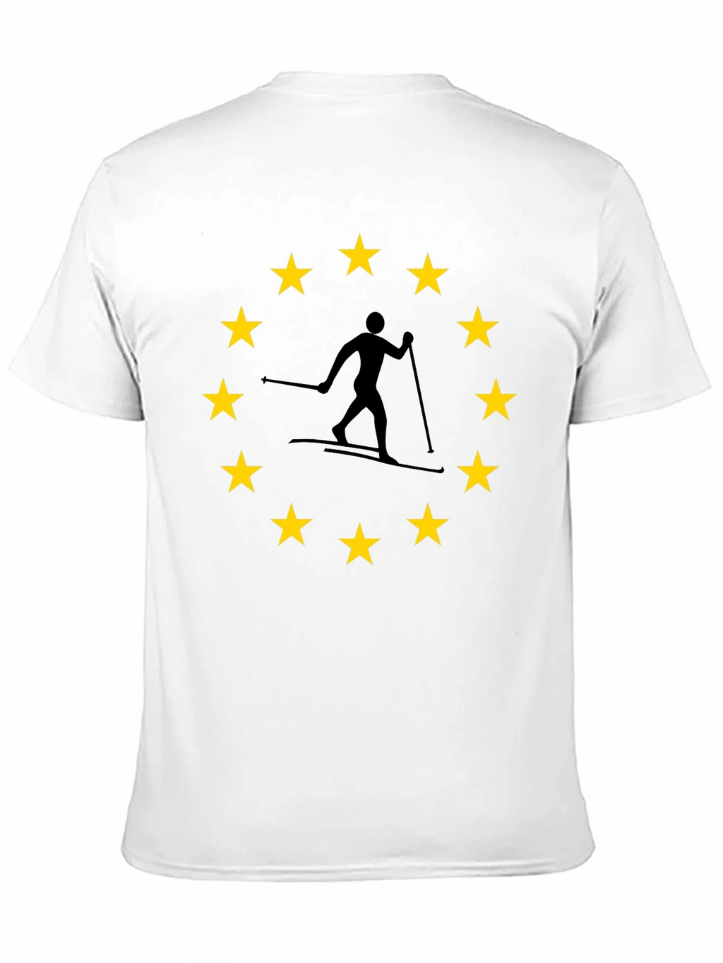 EU Skier T-Shirt: European Union Skiing product image 10