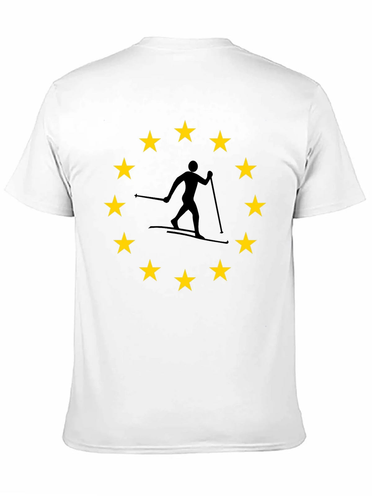 EU Skier T-Shirt: European Union Skiing product image 10