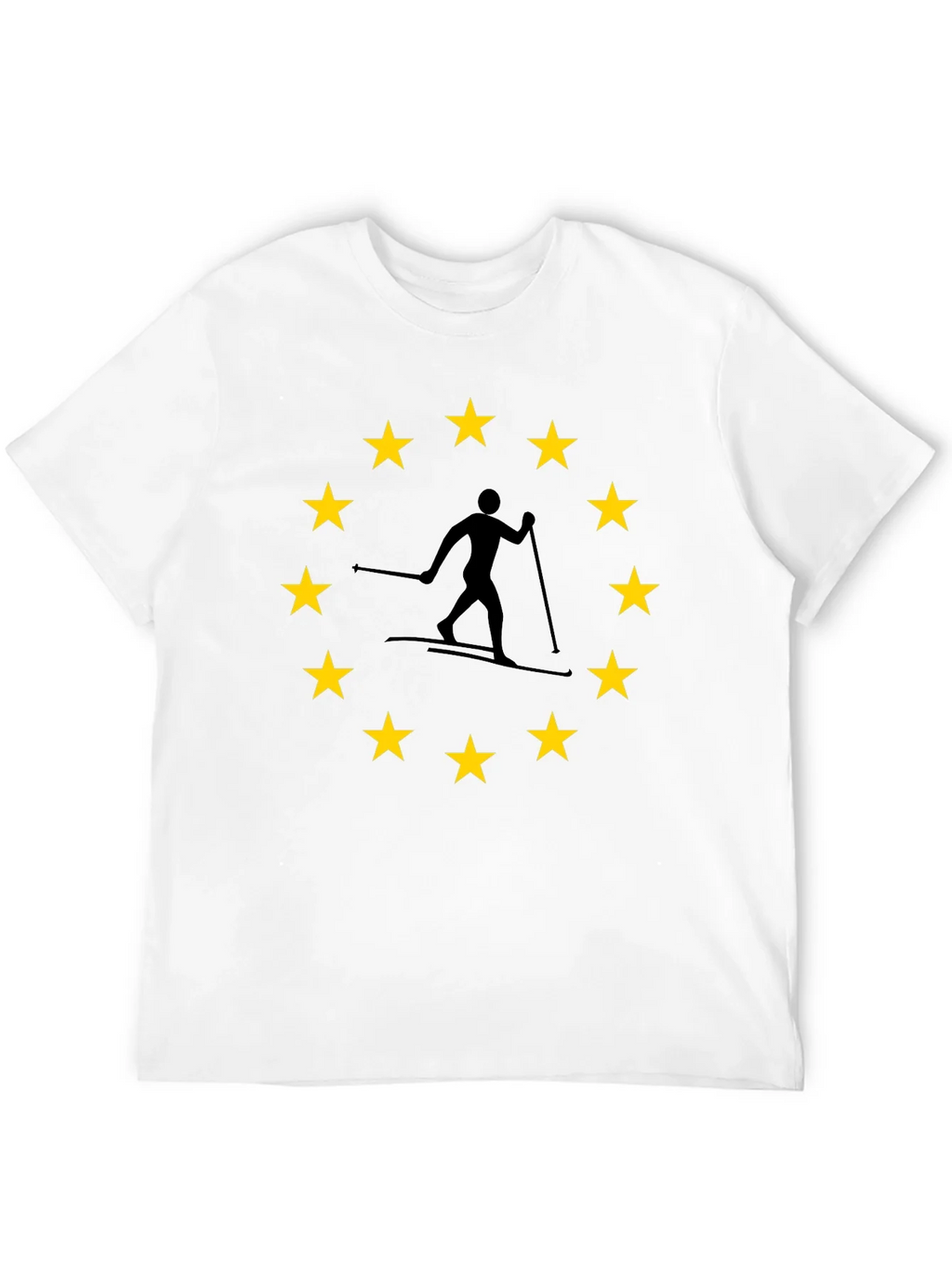 EU Skier T-Shirt: European Union Skiing product image 11