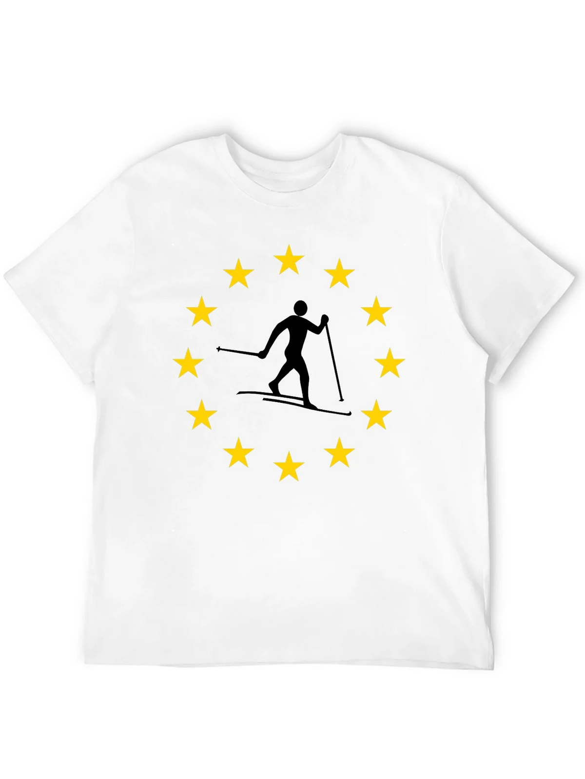 EU Skier T-Shirt: European Union Skiing product image 11