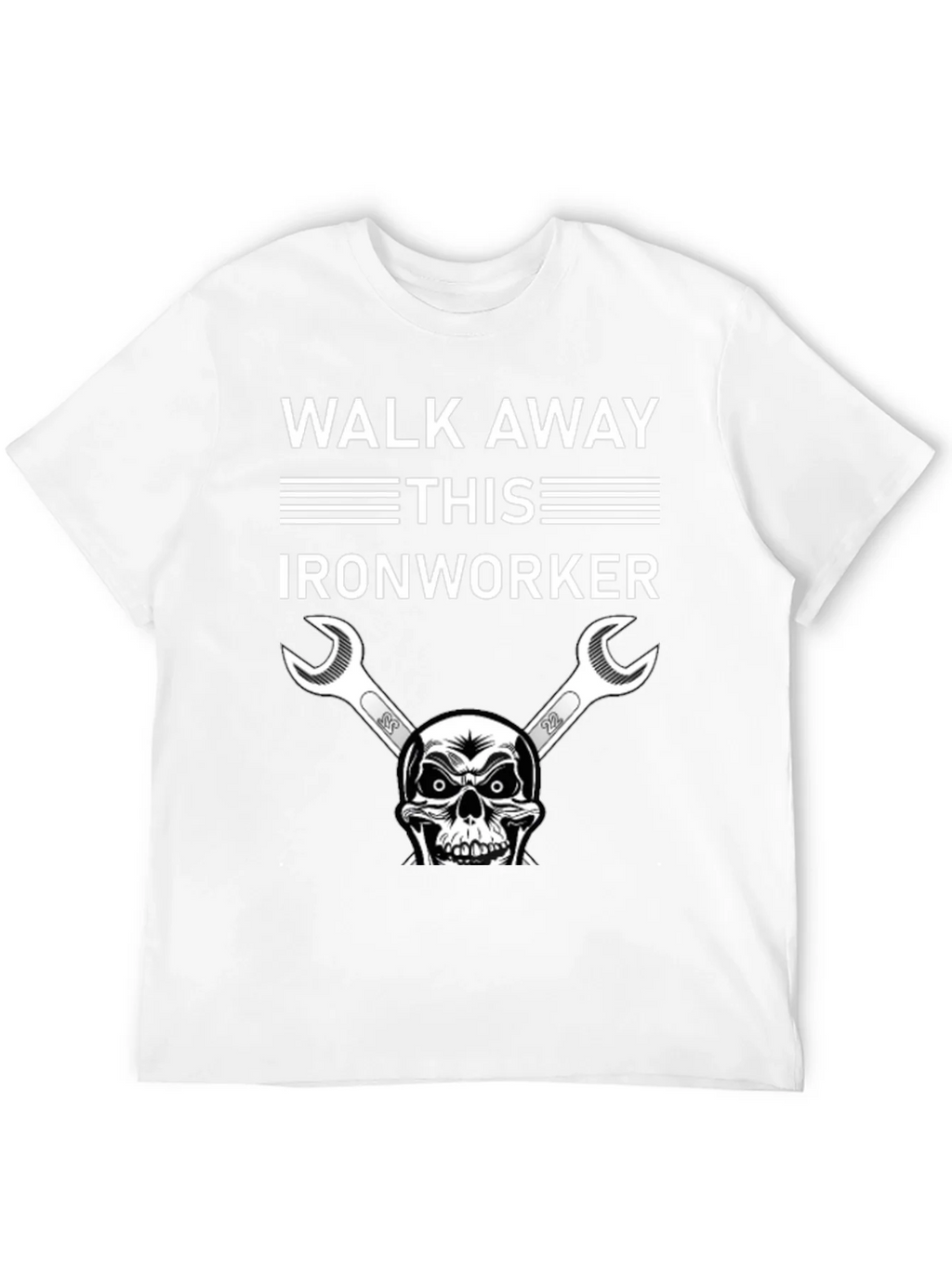 Walk Away Ironworker Skull Graphic T-Shirt product image 11