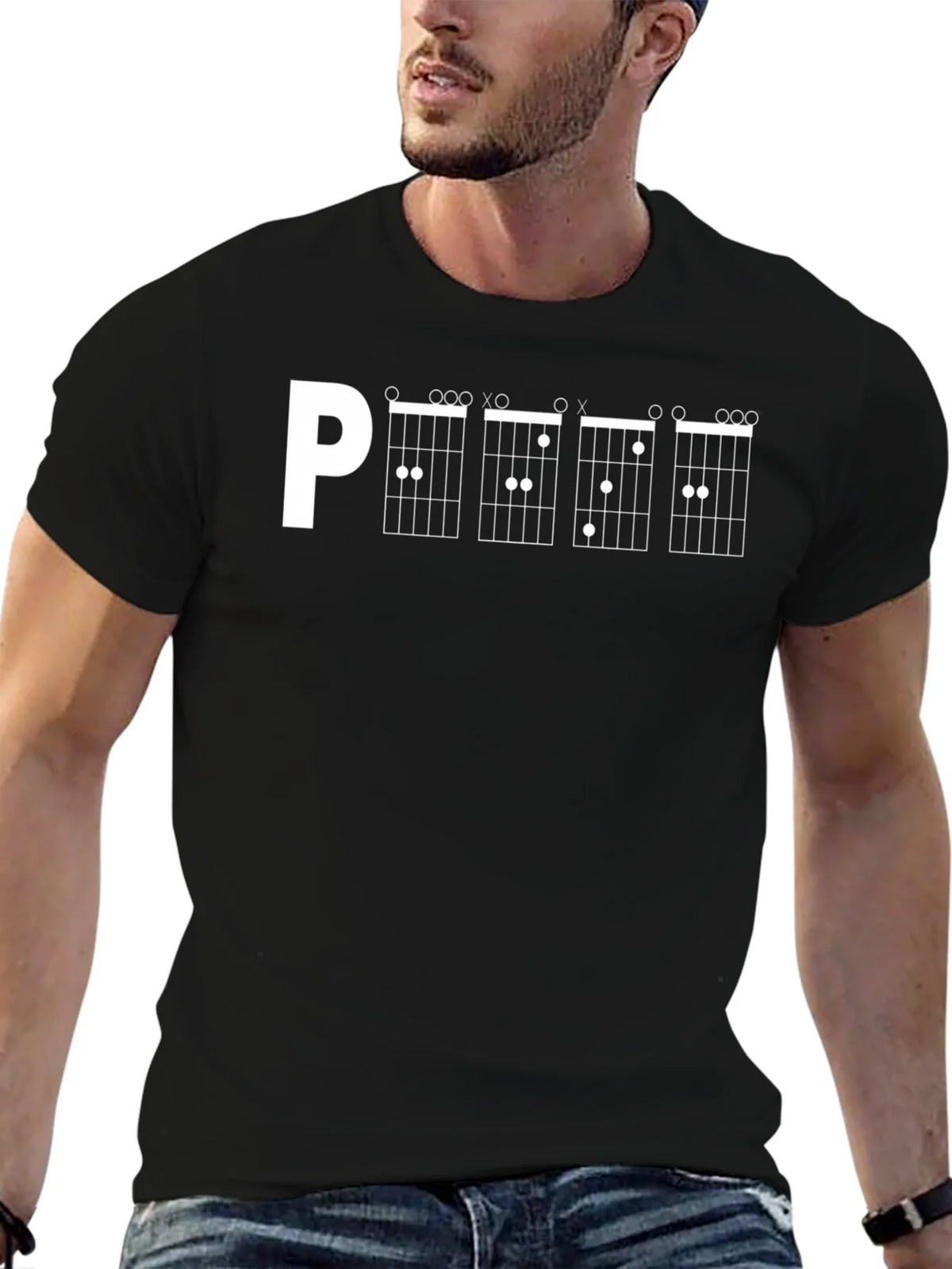 Guitar Chord T-Shirt - Musician Graphic Tee product image 6