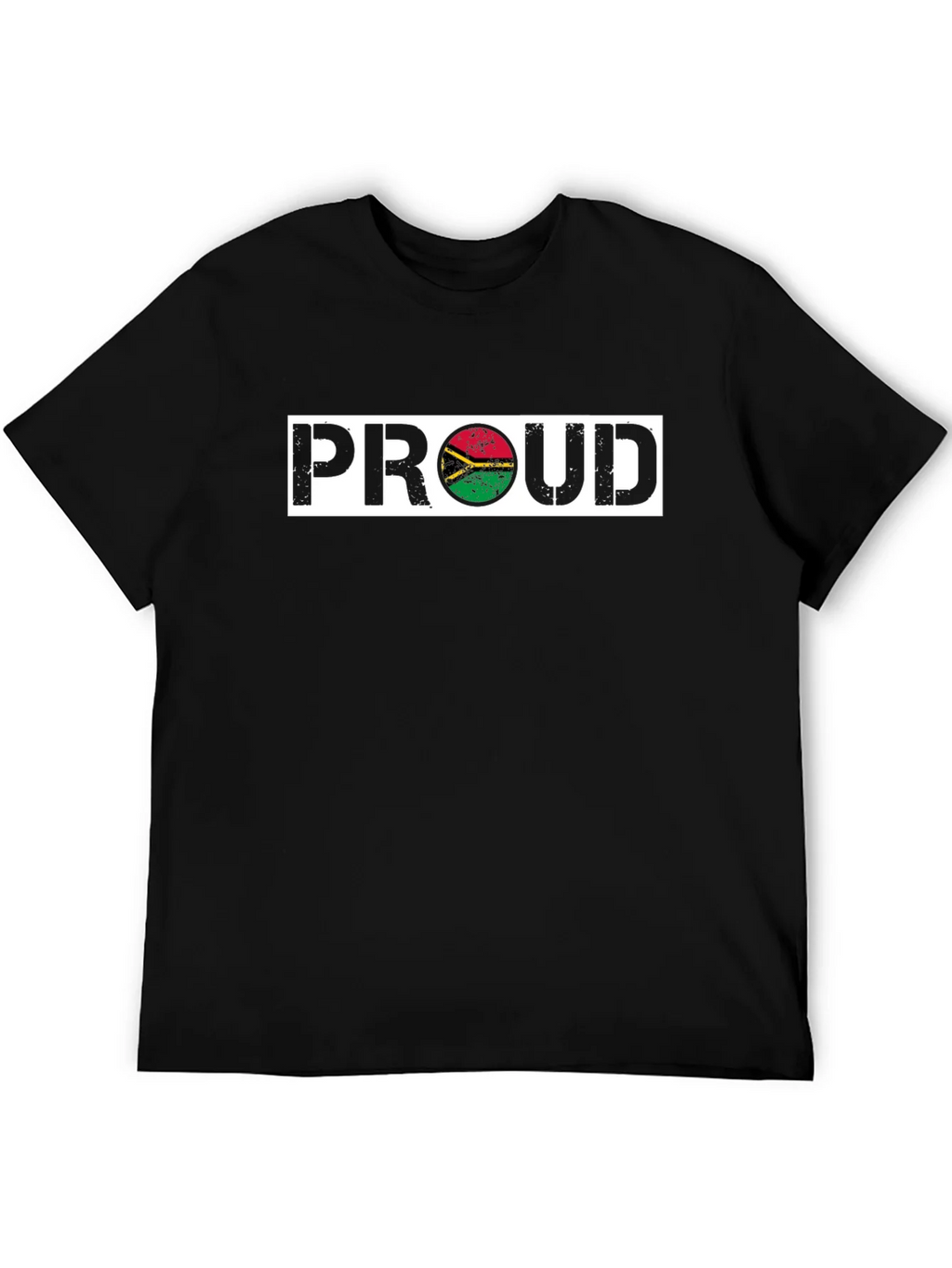 Proud Vanuatu Flag T-Shirt - Black Graphic Tee product image 5
