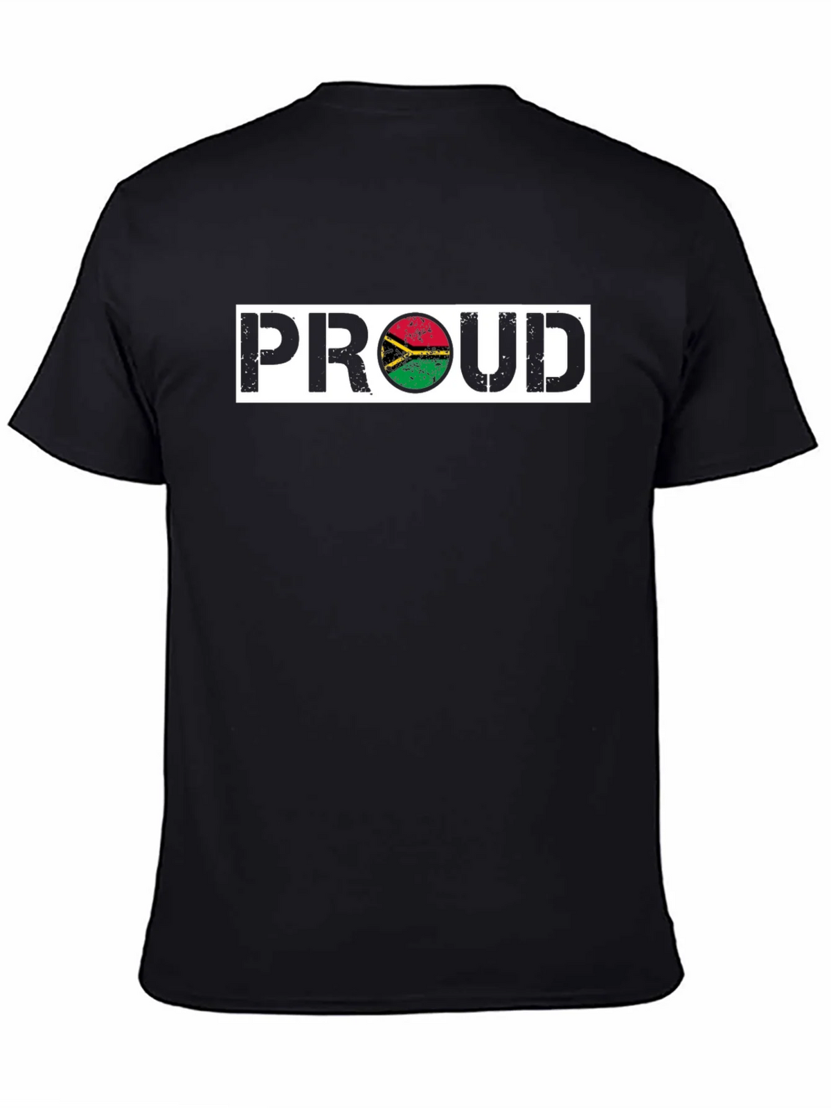 Proud Vanuatu Flag T-Shirt - Black Graphic Tee product image 4