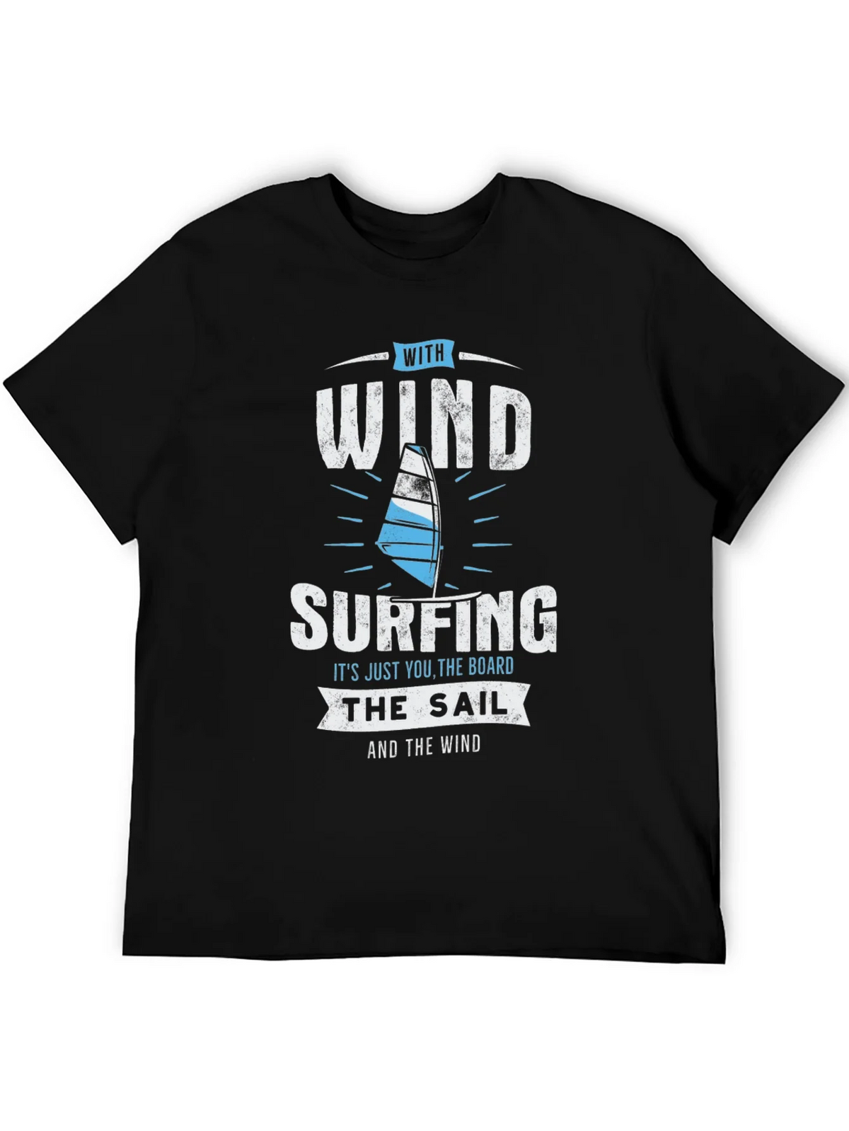 Windsurfing T-Shirt - Wind Sail and Board Design product image 5